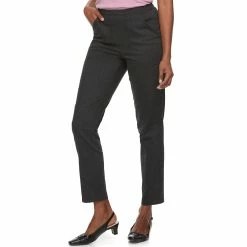 Women's Croft & Barrow® Classic Pull-On Straight Leg Pants