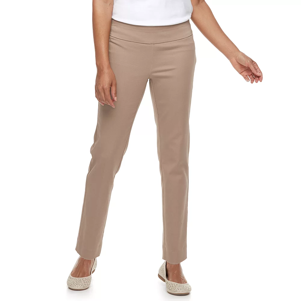 Petite Croft & Barrow® Effortless Stretch Pants - Image 5