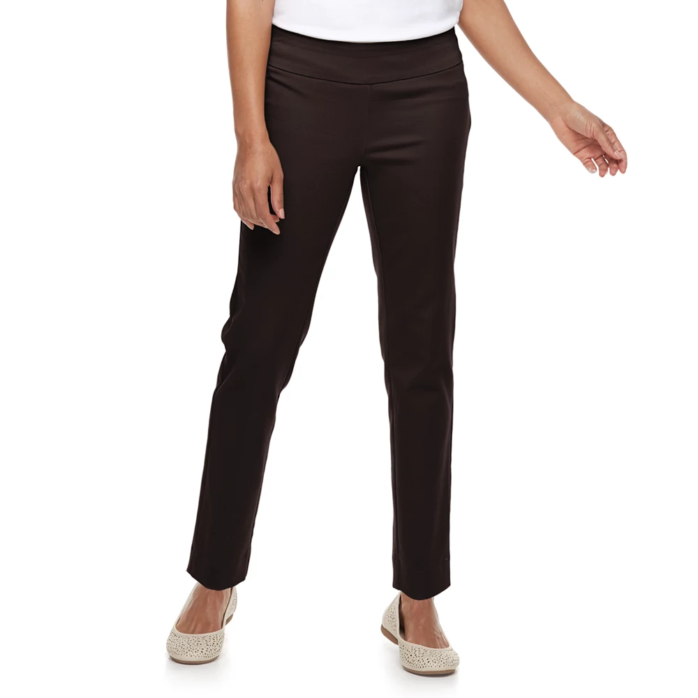 Petite Croft & Barrow® Effortless Stretch Pants - Image 21