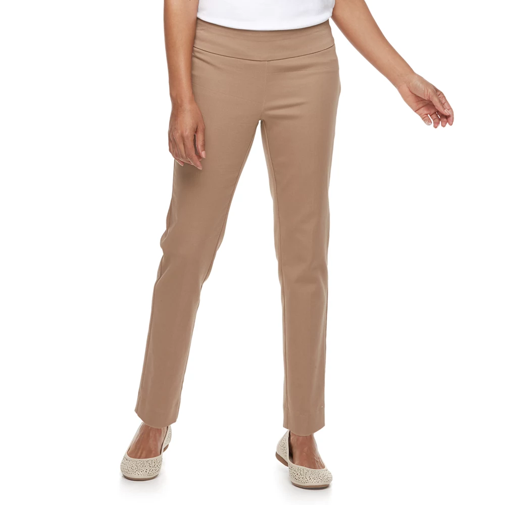 Petite Croft & Barrow® Effortless Stretch Pants - Image 14