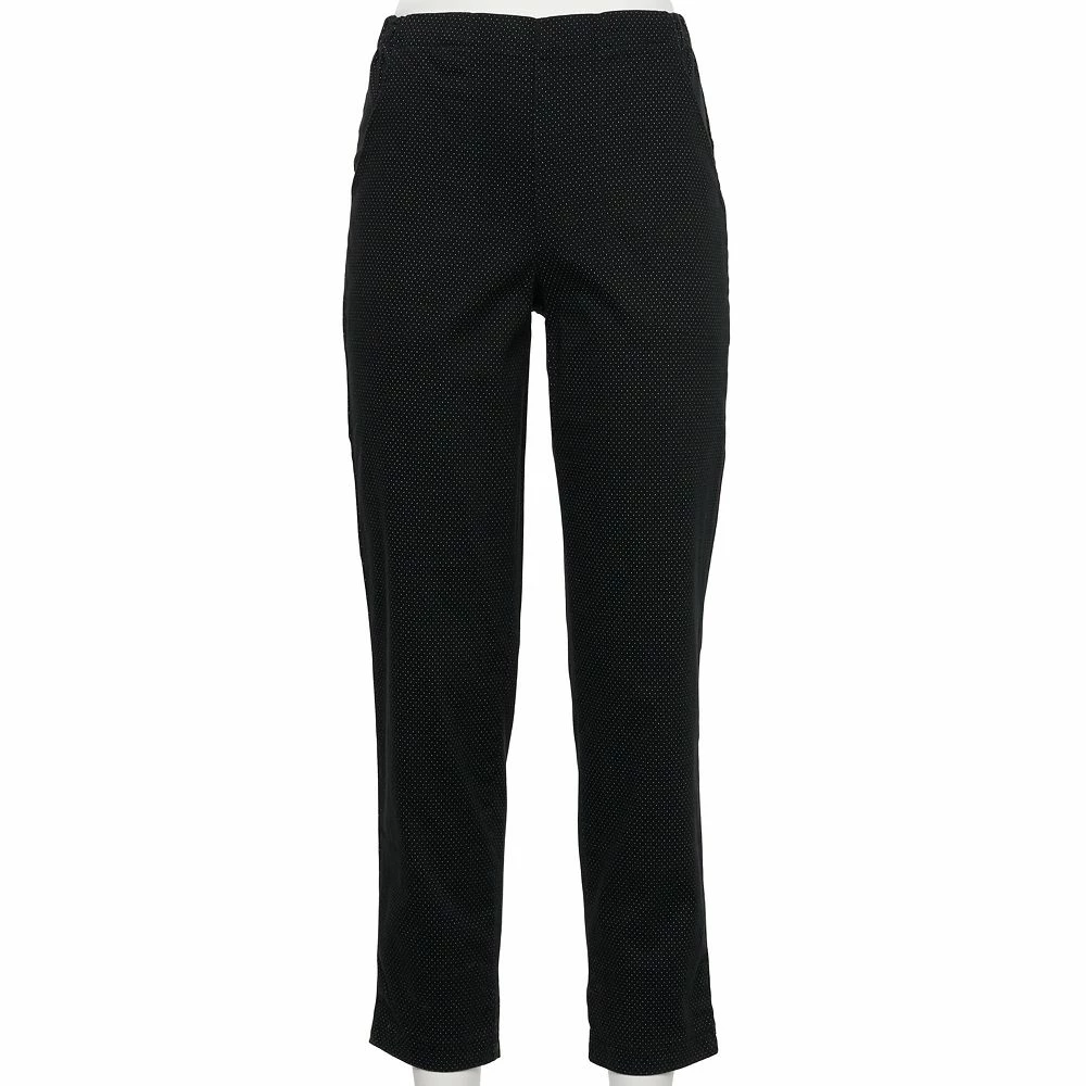 Petite Croft & Barrow® Comfort Waist Pull-On Tapered Pants - Image 2