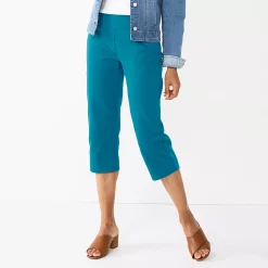 Women's Croft & Barrow® Effortless Stretch Capri Pants