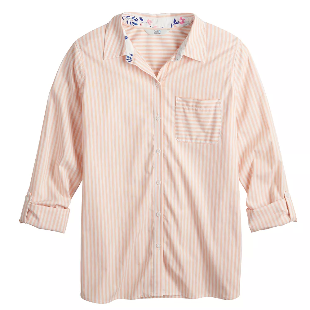 Women's Croft & Barrow® Essential Comfort Stretch Shirt - Image 37