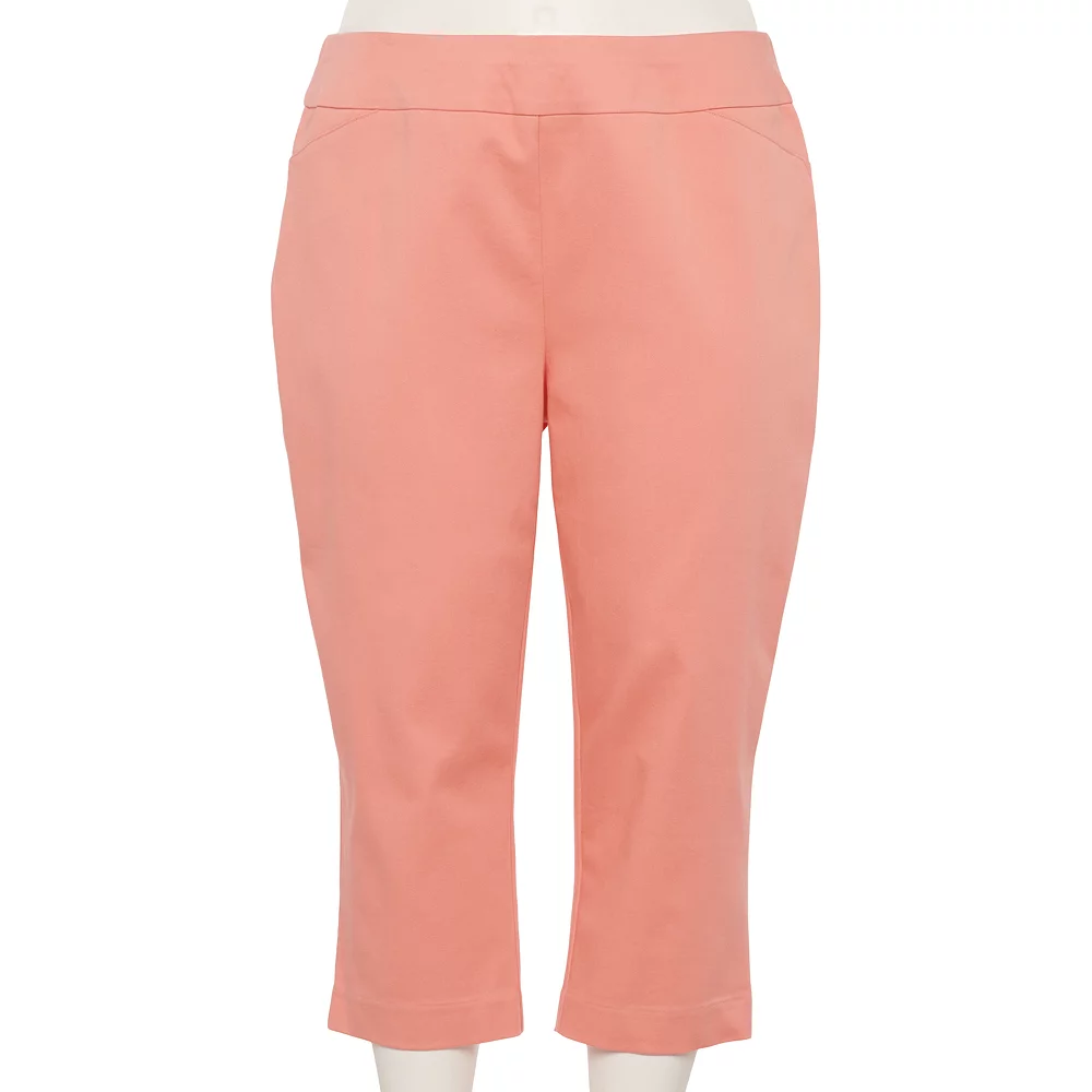 Plus Size Croft & Barrow® Effortless Stretch Capri Pants - Image 9