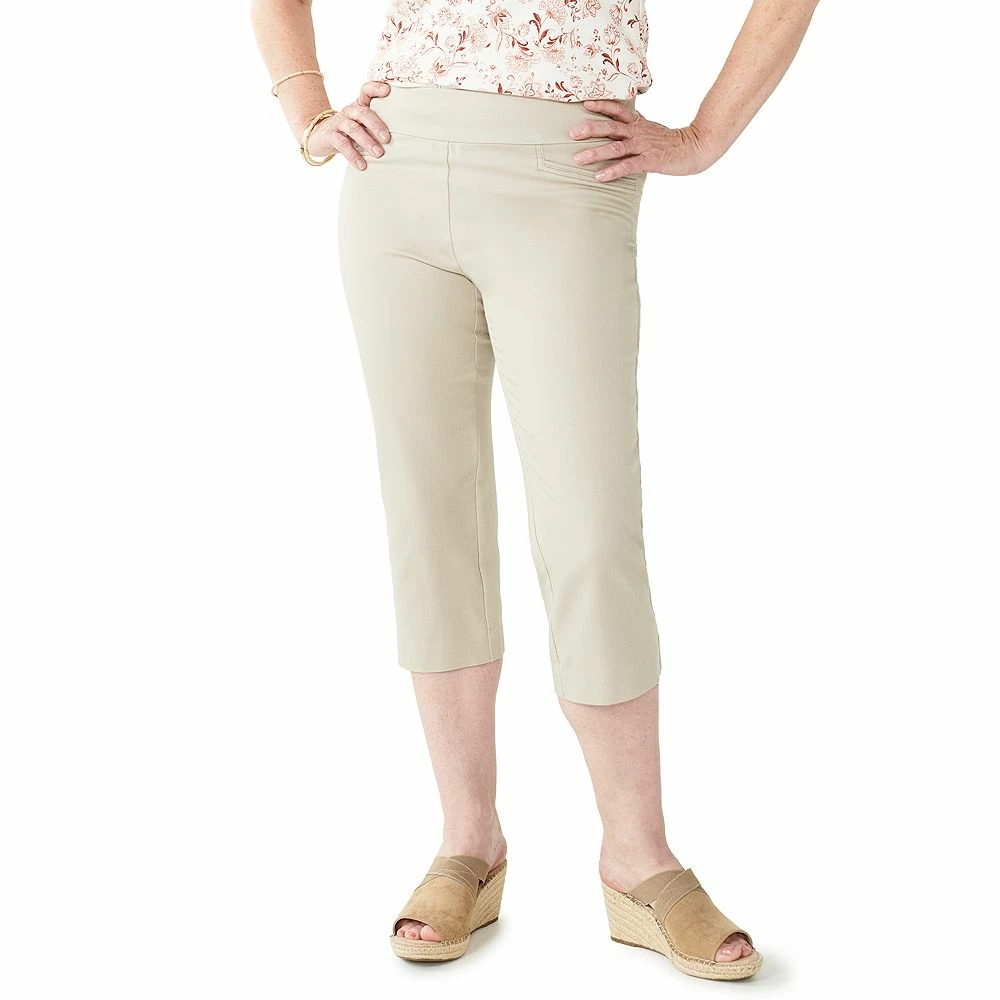 Petite Croft & Barrow® Effortless Stretch Capri Pants - Image 7