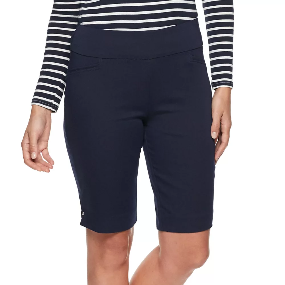 Petite Croft & Barrow® Effortless Stretch Bermuda Shorts - Image 4