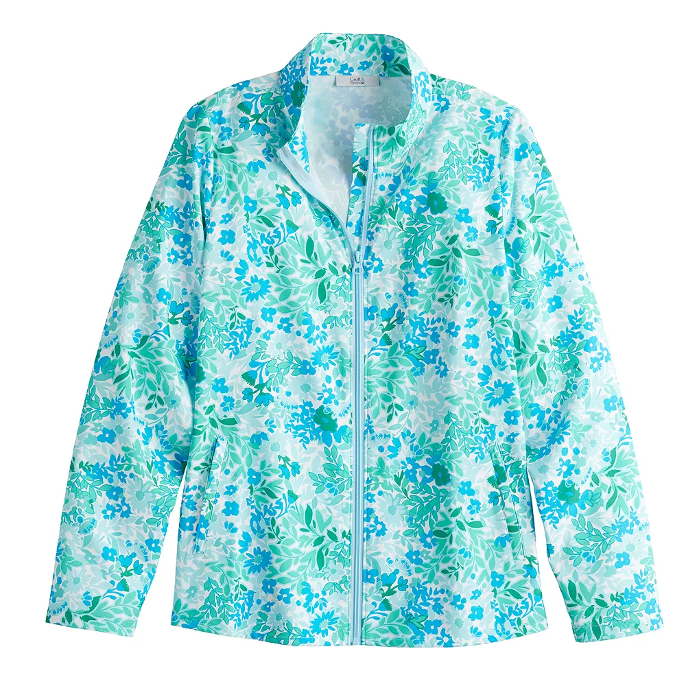 Women's Croft & Barrow® Classic Comfort Collection Zip Jacket - Image 6