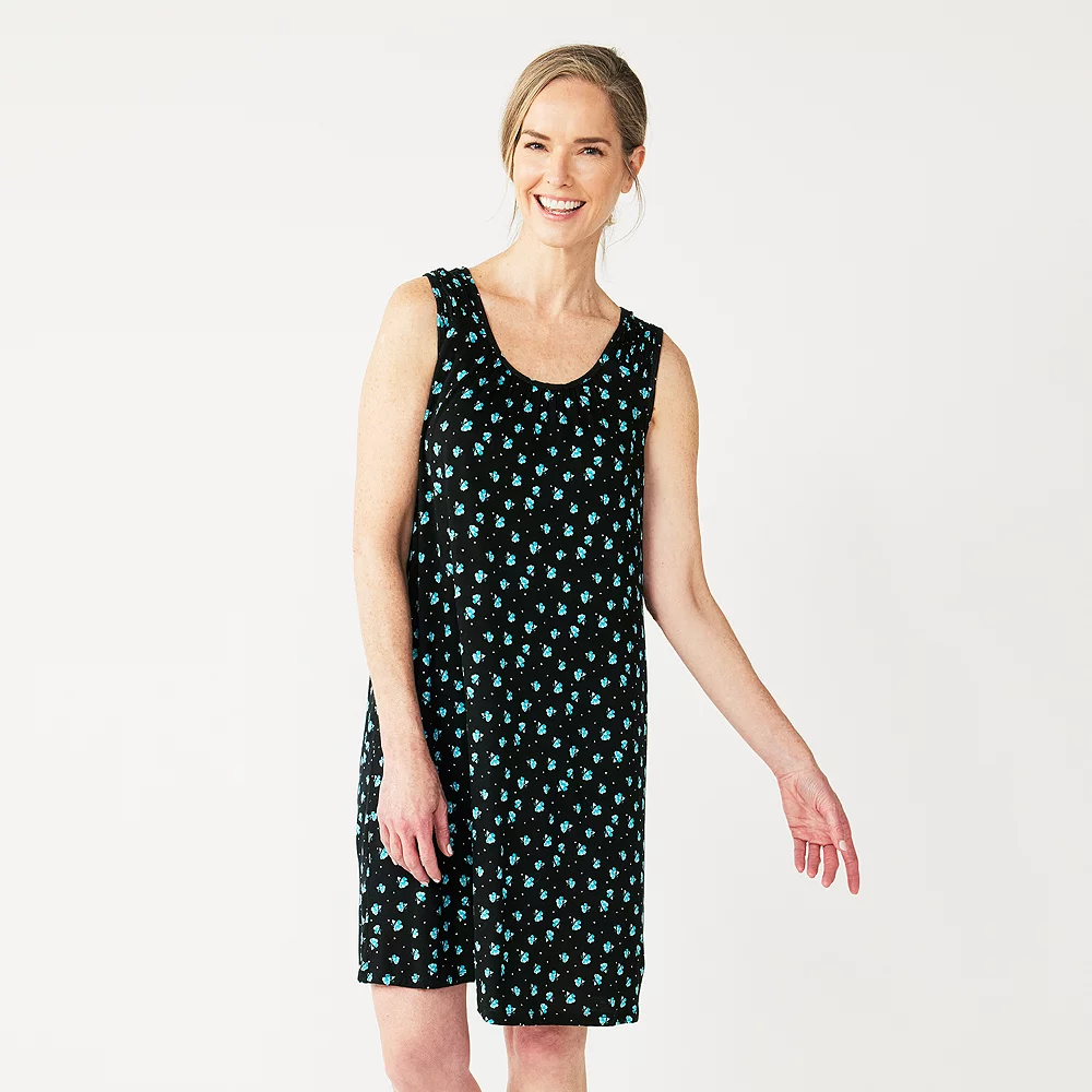 Women's Croft & Barrow® Sleeveless Nightgown - Image 4