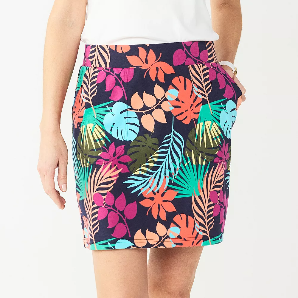 Petite Croft & Barrow® Easy Pull On Skort - Image 6
