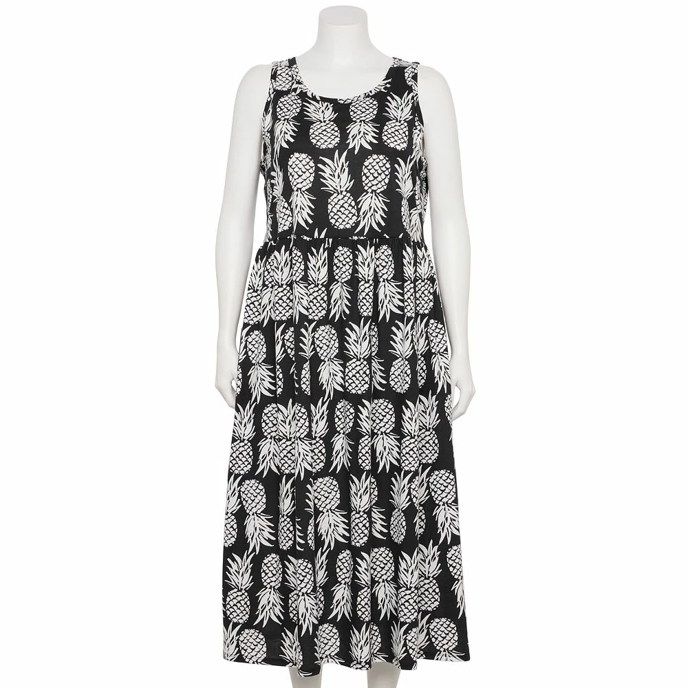 Plus Size Croft & Barrow® Sleeveless Tank Maxi Dress - Image 2