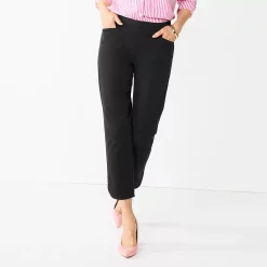Petite Croft & Barrow® Effortless Stretch Ankle Pants