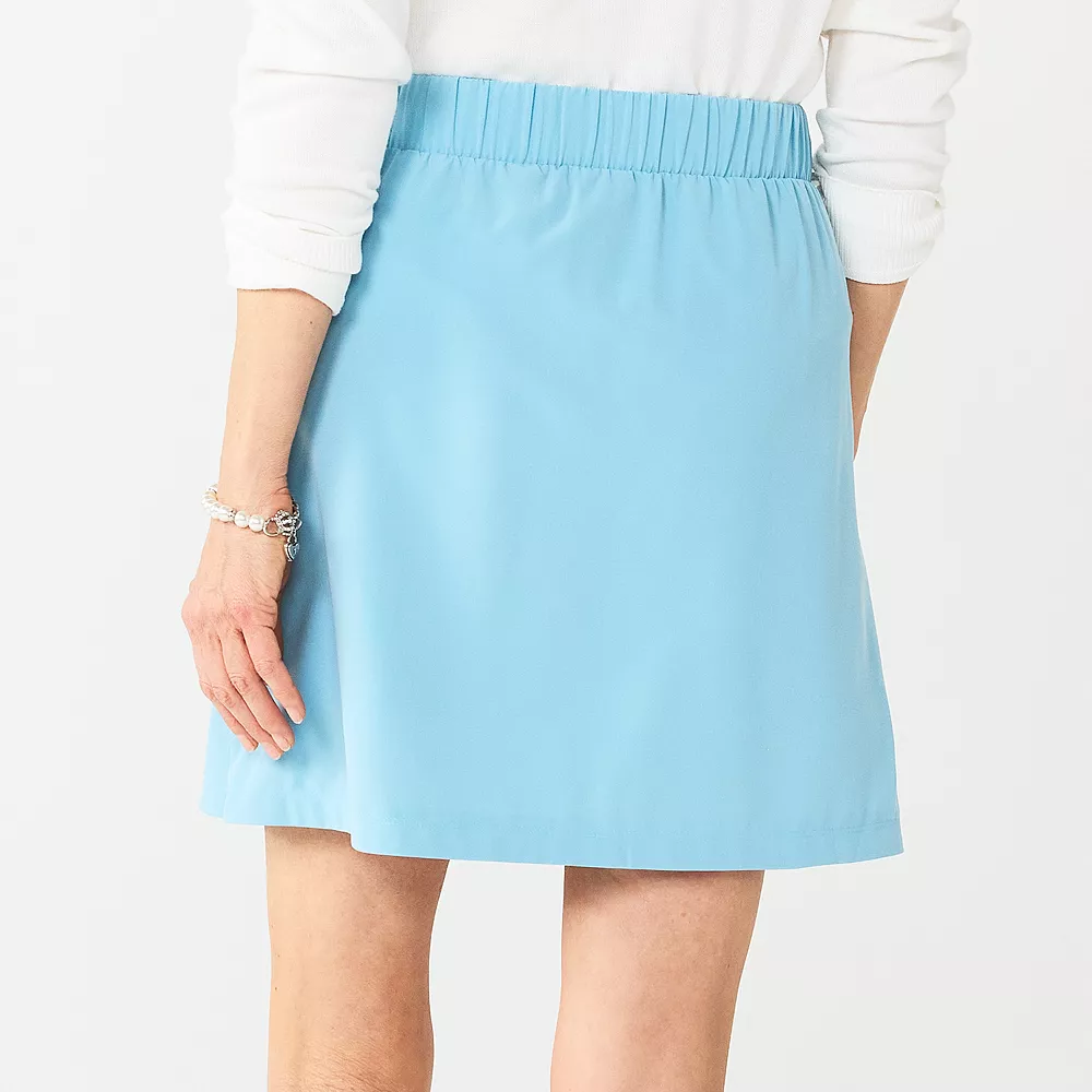 Women's Croft & Barrow® Classic Comfort Collection Faux Wrap Skort - Image 4