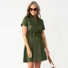 Women's Croft & Barrow® Utility Shirt Dress
