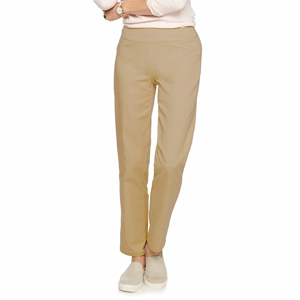 Petite Women's Croft & Barrow® Effortless Stretch Pull-On Straight Pants - Image 9