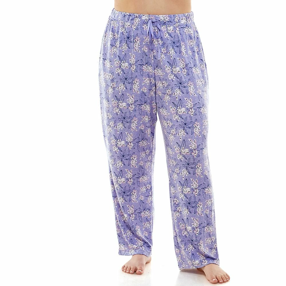 Plus Size Croft & Barrow® Whisperluxe Pajama Pants - Image 2