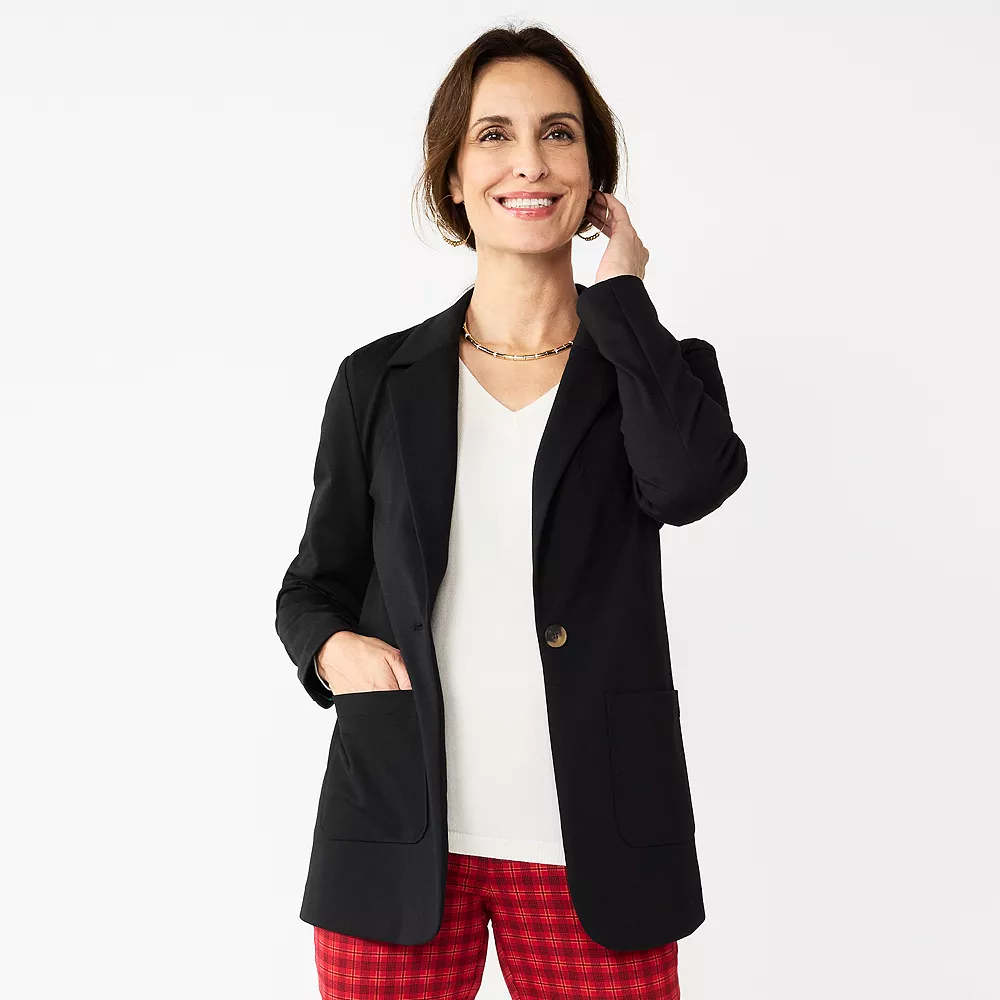 Women's Croft & Barrow® Comfort Stretch Blazer