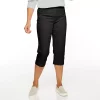 Petite Croft & Barrow® Effortless Stretch Mid-Rise Capri Pants