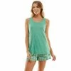 Women's Croft & Barrow® Luxe Pajama Tank & Pajama Shorts Sleep Set
